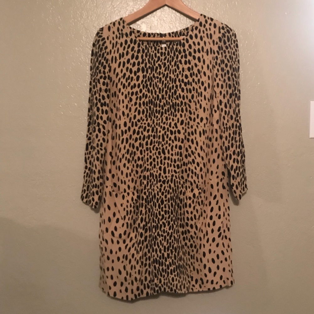 Jcrew leopard dress